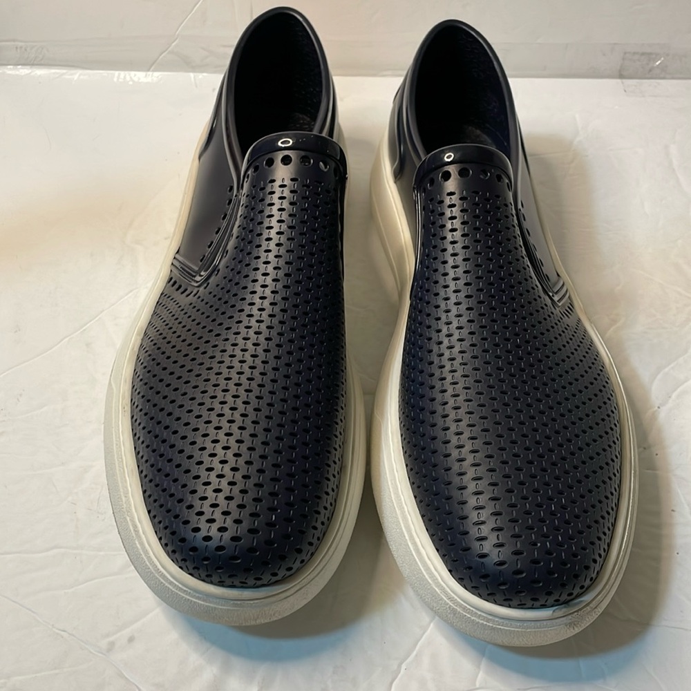Men's Navy Slip-On Shoes